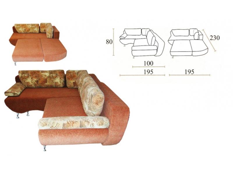 диван угловой люкс еврокнижка в Стерлитамаке