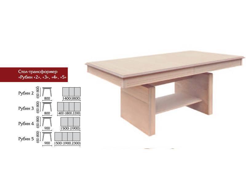 стол рубин 2,3,4,5 в Стерлитамаке