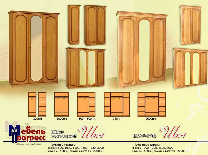 шкаф распашной «шк-1» в Стерлитамаке