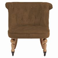 кресло amelie french country chair коричневое в Стерлитамаке