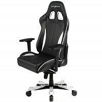 кресло геймерское dxracer king ks57 черно-белое в Стерлитамаке