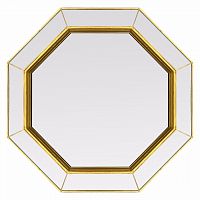 зеркало золотое венецианское восьмиугольное espresso gold в Стерлитамаке