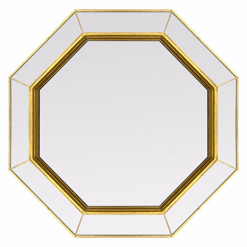 зеркало золотое венецианское восьмиугольное espresso gold в Стерлитамаке