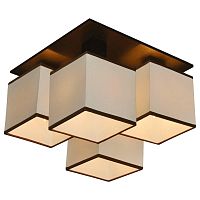 потолочная люстра arte lamp quadro a4402pl-4bk в Стерлитамаке