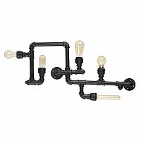 потолочная люстра ideal lux plumber pl5 nero в Стерлитамаке