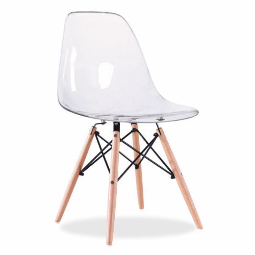 стул деревянный pc-015 прозрачный (eames style) в Стерлитамаке