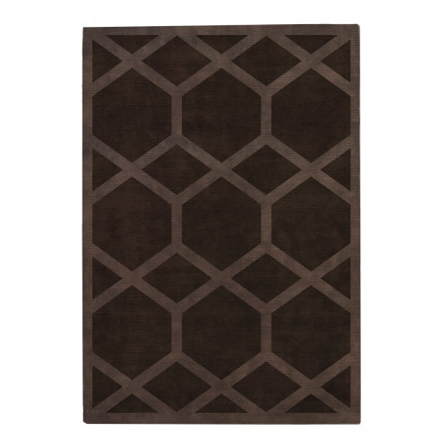 ковер ashton cocoa coffe 120x170 коричневый в Стерлитамаке