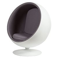 кресло eero ball chair серое в Стерлитамаке