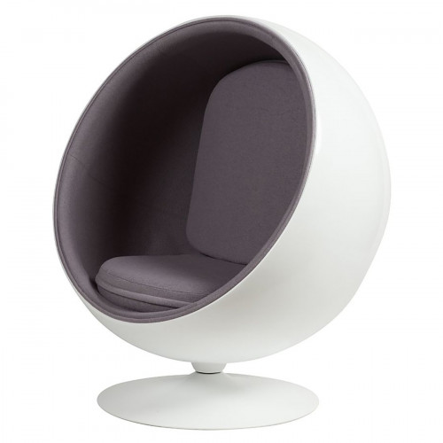 кресло eero ball chair серое в Стерлитамаке