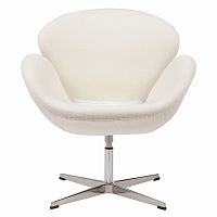 кресло swan chair кремовое в Стерлитамаке