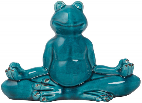 декор frog blue meditation в Стерлитамаке