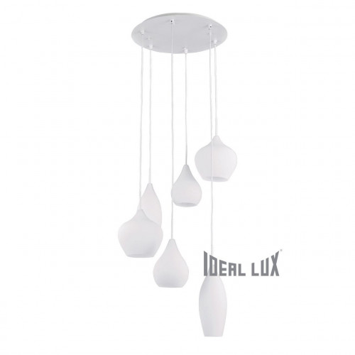 подвесная люстра ideal lux soft sp6 bianco в Стерлитамаке