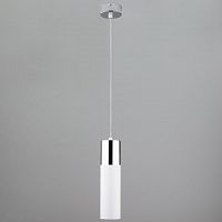 подвесной светильник eurosvet double topper 50135/1 led хром/белый в Стерлитамаке