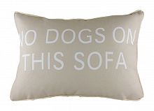 подушка с надписью no dogs on this sofa в Стерлитамаке