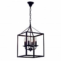 дизайнерская подвесная люстра spot light cage 9810404 черная в Стерлитамаке