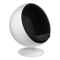 кресло eero aarnio style ball chair черное в Стерлитамаке