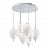 подвесная люстра ideal lux clown sp8 bianco в Стерлитамаке