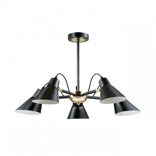 потолочная люстра lumion naomi 3709/5c черная в Стерлитамаке
