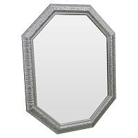 зеркало серебряное восьмиугольное вытянутое с декором silver luxury в Стерлитамаке