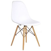 стул деревянный pc-015 белый (eames style) в Стерлитамаке