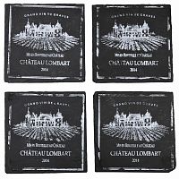подставки под стакан квадратные сланец (набор шт) comptoir de famille в Стерлитамаке