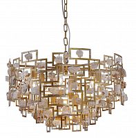 подвесная люстра crystal lux diego sp9 d600 gold в Стерлитамаке