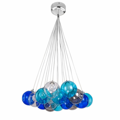 люстра bocci blue 15 прозрачное, голубое, пепельное стекло в Стерлитамаке
