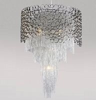 подвесной светильник crystal lux hauberk sp-pl8 d60 матовый никель в Стерлитамаке