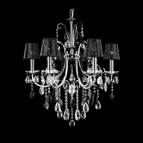 люстра md92721-6a от illuminati прозрачная/черная/ хром в Стерлитамаке