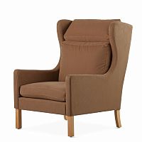 кресло wingback коричневый в Стерлитамаке