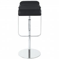 барный стул lem style piston stool черная кожа в Стерлитамаке