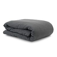 пододеяльник изо льна темно-серого цвета essential 150х200 в Стерлитамаке