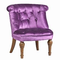 кресло sophie tufted slipper chair лиловое в Стерлитамаке