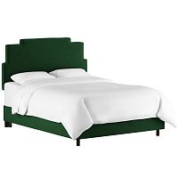 кровать двуспальная 180х200 зеленая paxton emerald velvet в Стерлитамаке