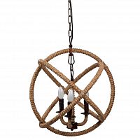люстра foucault's orb rustic iron бежевая, коричневая в Стерлитамаке