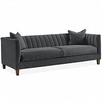 диван penelope sofa прямой серый в Стерлитамаке