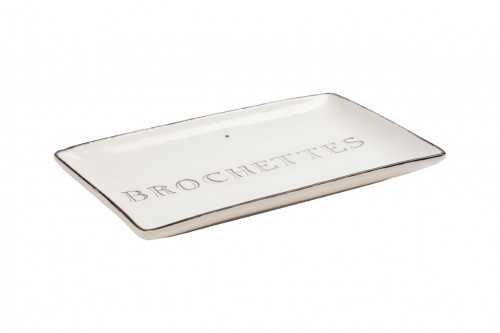 декоративное блюдо brochettes white в Стерлитамаке