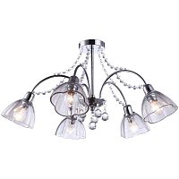 потолочная люстра arte lamp silenzio a9559pl-5cc хром в Стерлитамаке