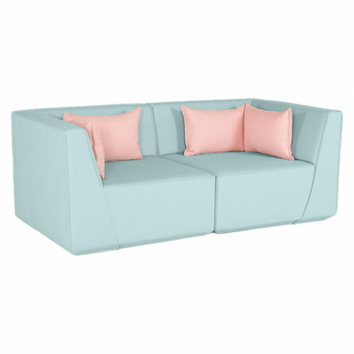 диван cubit sofa прямой голубой в Стерлитамаке