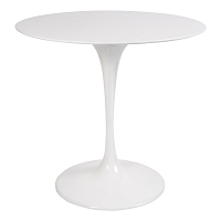 стол eero saarinen style tulip table top mdf d80 глянцевый белый в Стерлитамаке