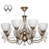 подвесная люстра mw-light фелиция 347016608 белая в Стерлитамаке