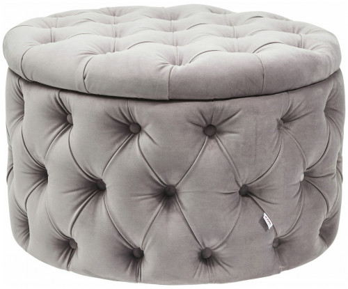 kare design пуф desire, коллекция "желание" 73*46*73, бархат, полиуретан, сосна, серый в Стерлитамаке