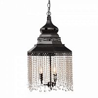 люстра подвесная черная с хрустальными подвесками chandelier в Стерлитамаке