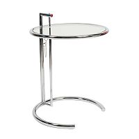 стол журнальный eileen gray style cocktail table e-1027 прозрачный в Стерлитамаке