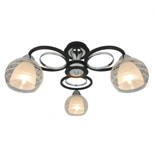 потолочная люстра arte lamp ginevra a1604pl-3bk в Стерлитамаке