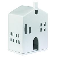 подсвечник-домик белый с круглыми окном light house round door в Стерлитамаке