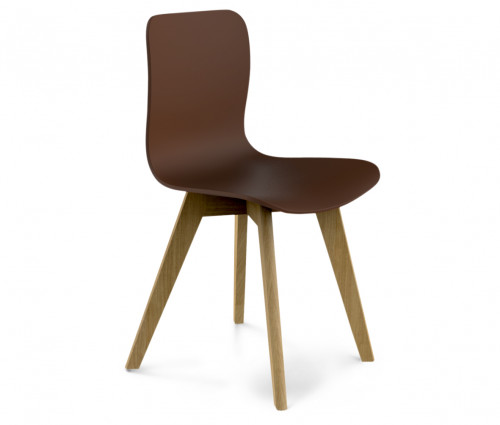 стул dsw коричневый s42 (eames style) в Стерлитамаке