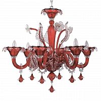 подвесная люстра ideal lux ca vendramin sp6 rosso в Стерлитамаке