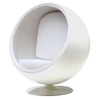 кресло eero ball chair белое в Стерлитамаке