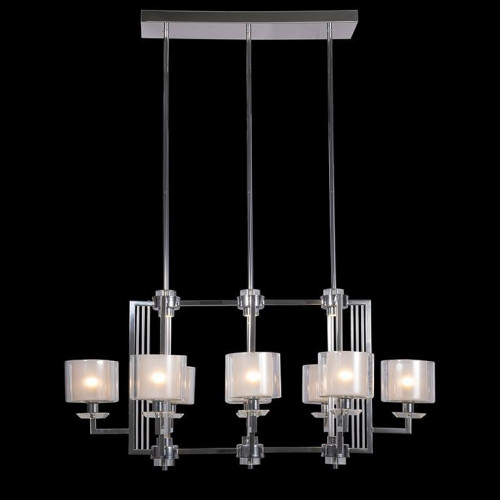 подвесная люстра newport 4408/s chrome в Стерлитамаке